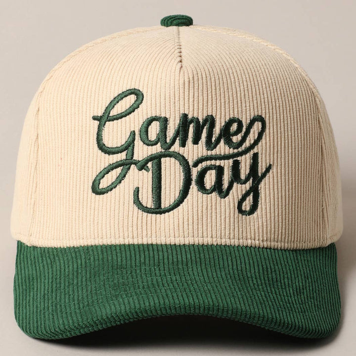 Game Day Corduroy Trucker Baseball Cap