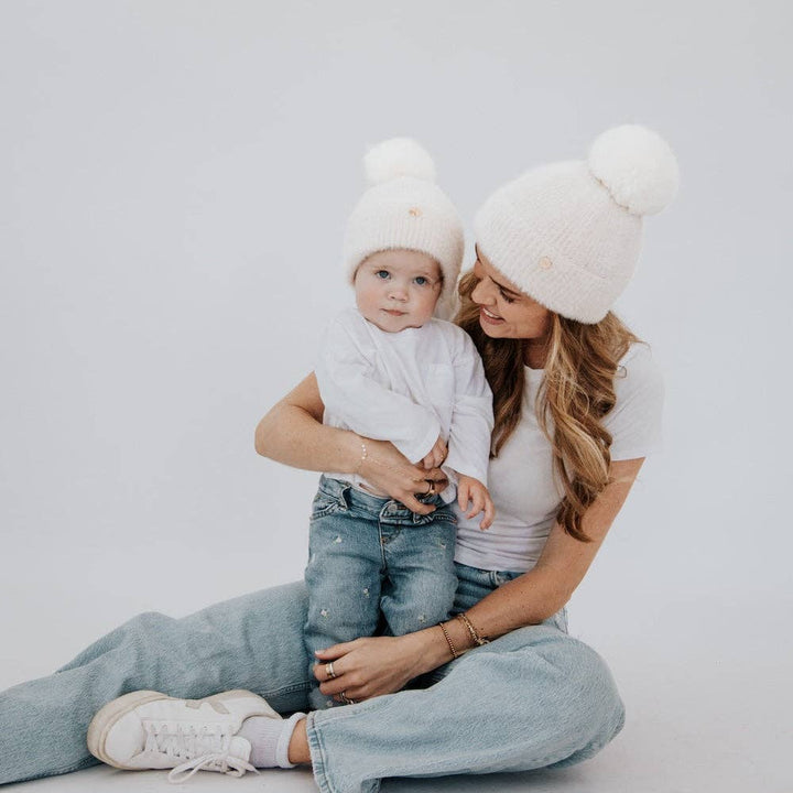 bear cub fuzzy Beanie