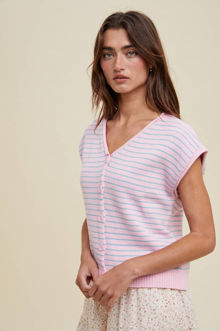 Striped Sweater Vest