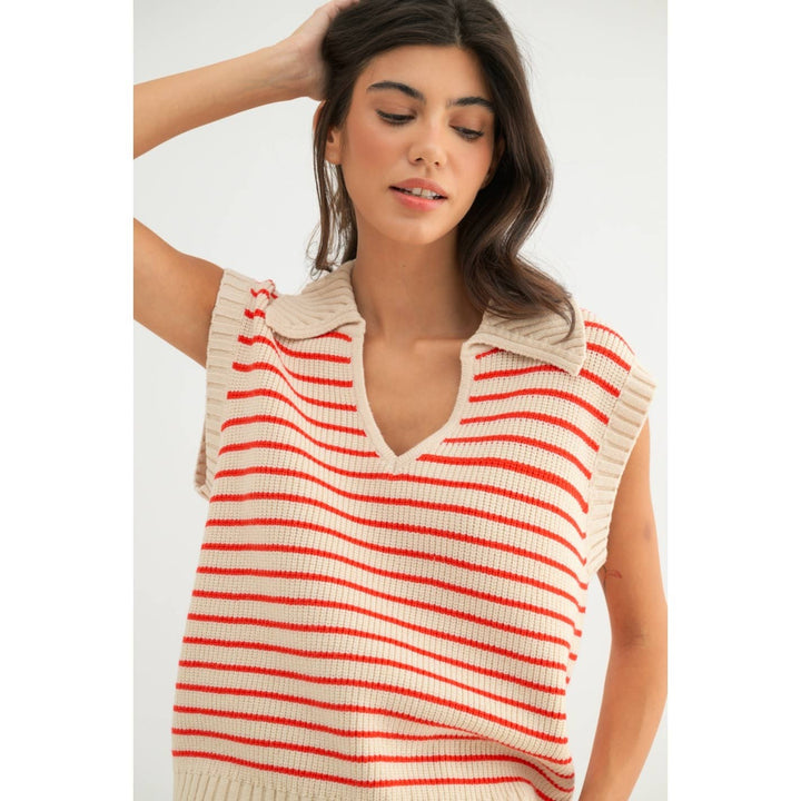 Striped Sweater Vest