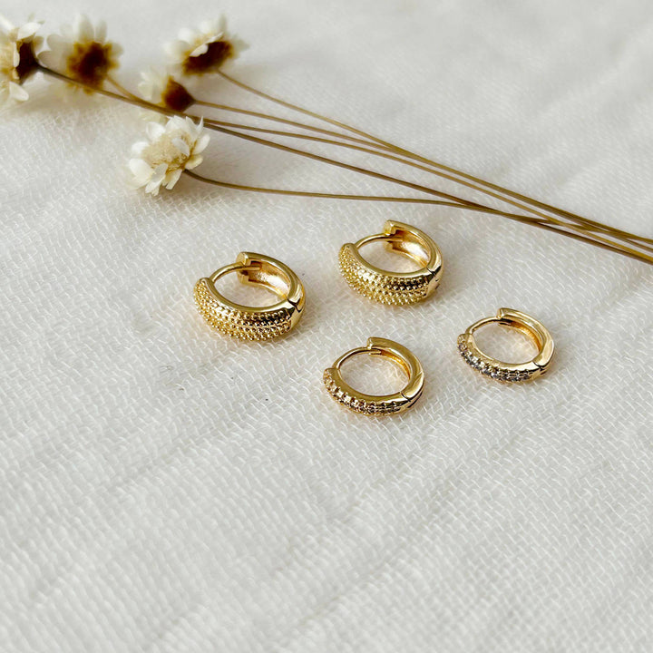 Textured Hoop Set