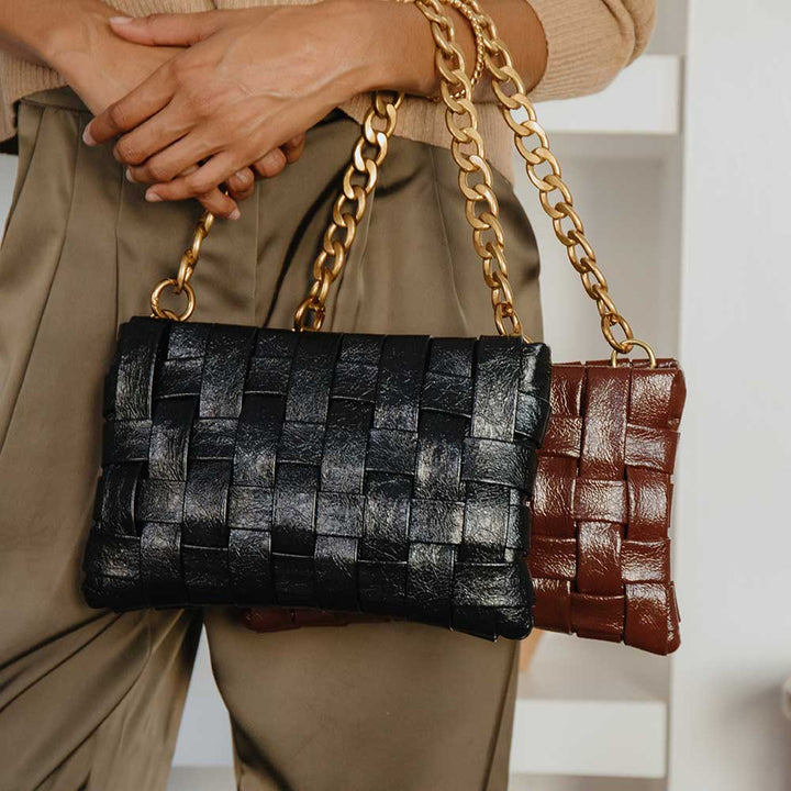Mimie Olive Recycled Vegan Crossbody Bag