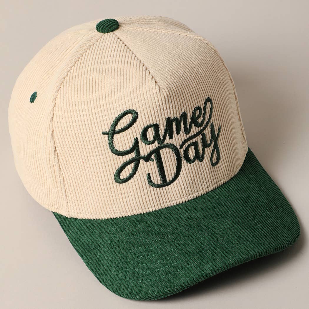 Game Day Corduroy Trucker Baseball Cap