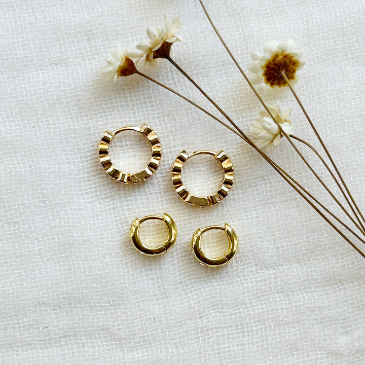 Studded Hoop Set