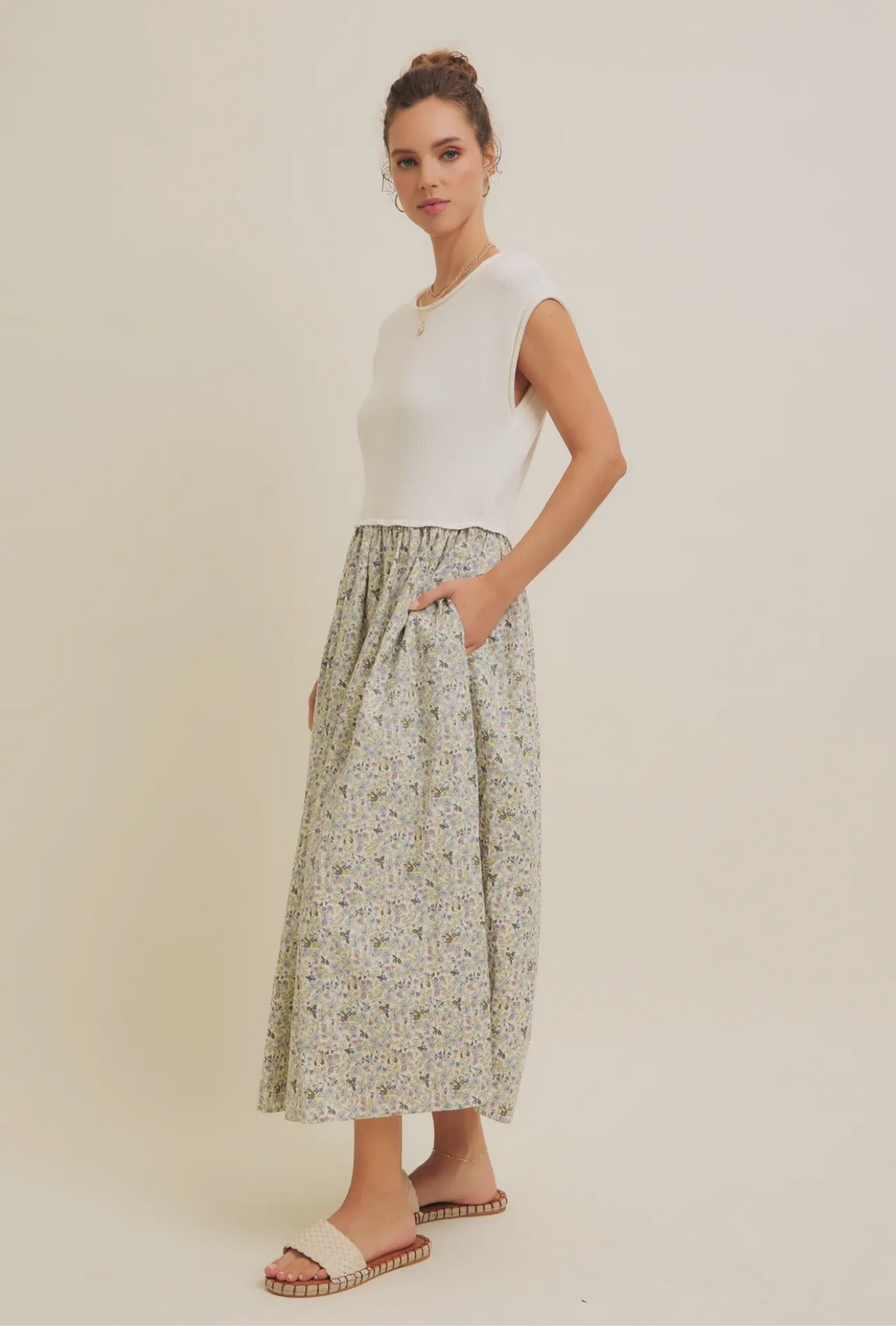 Viola Floral Midi