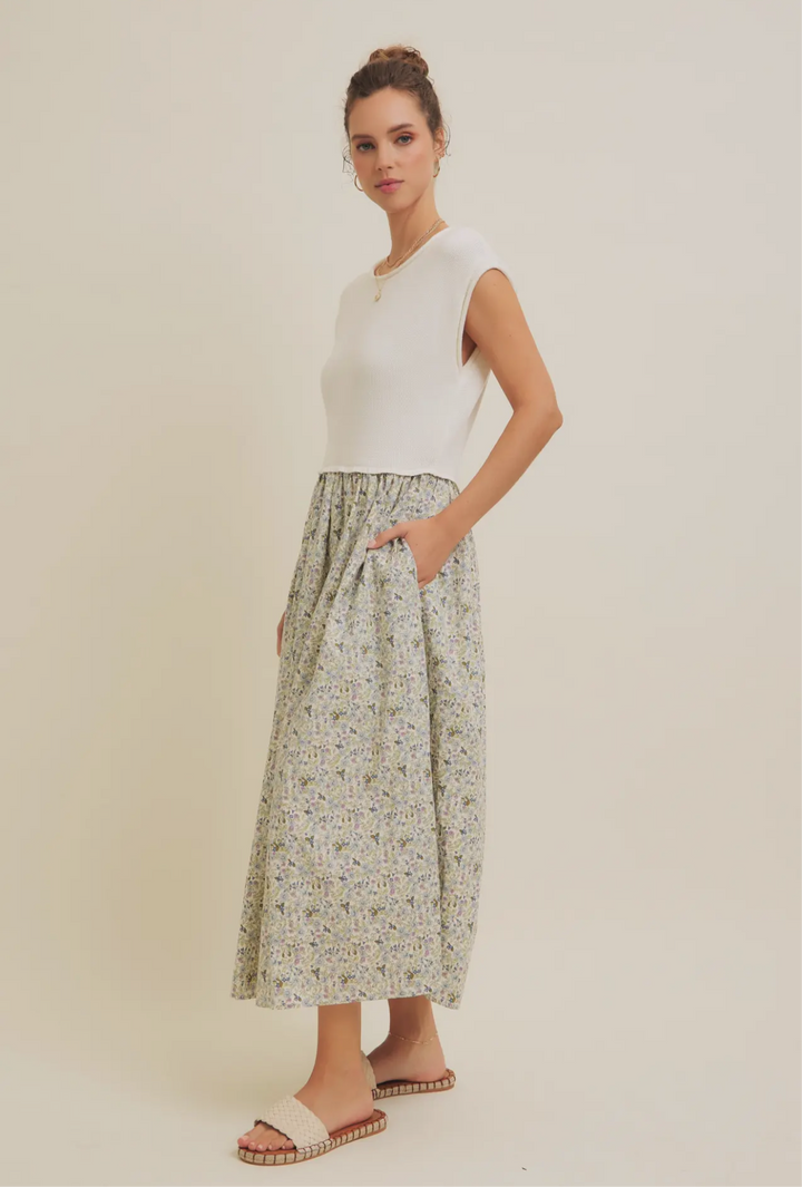 Viola Floral Midi
