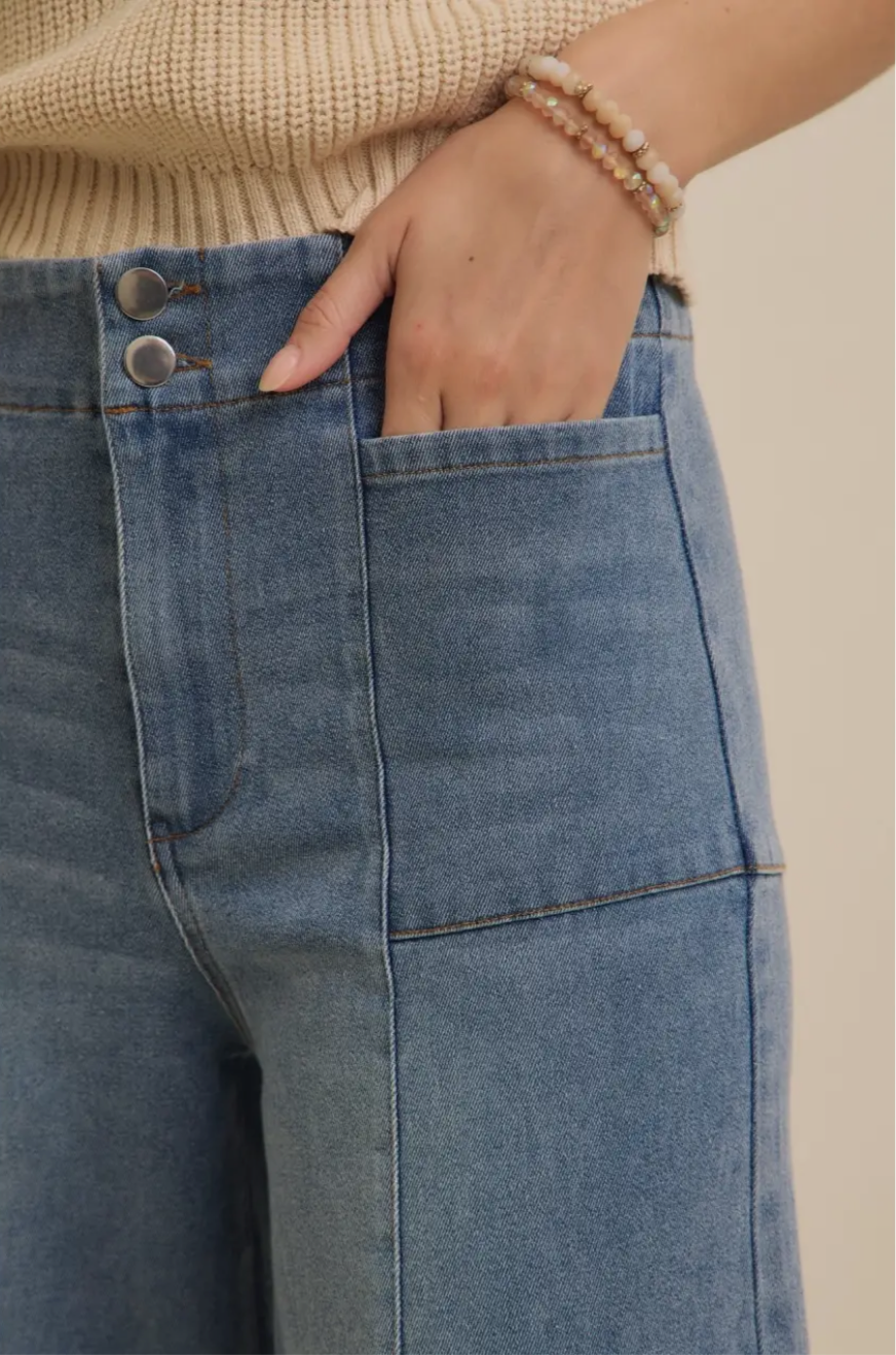 Ellie Wide Leg Jean