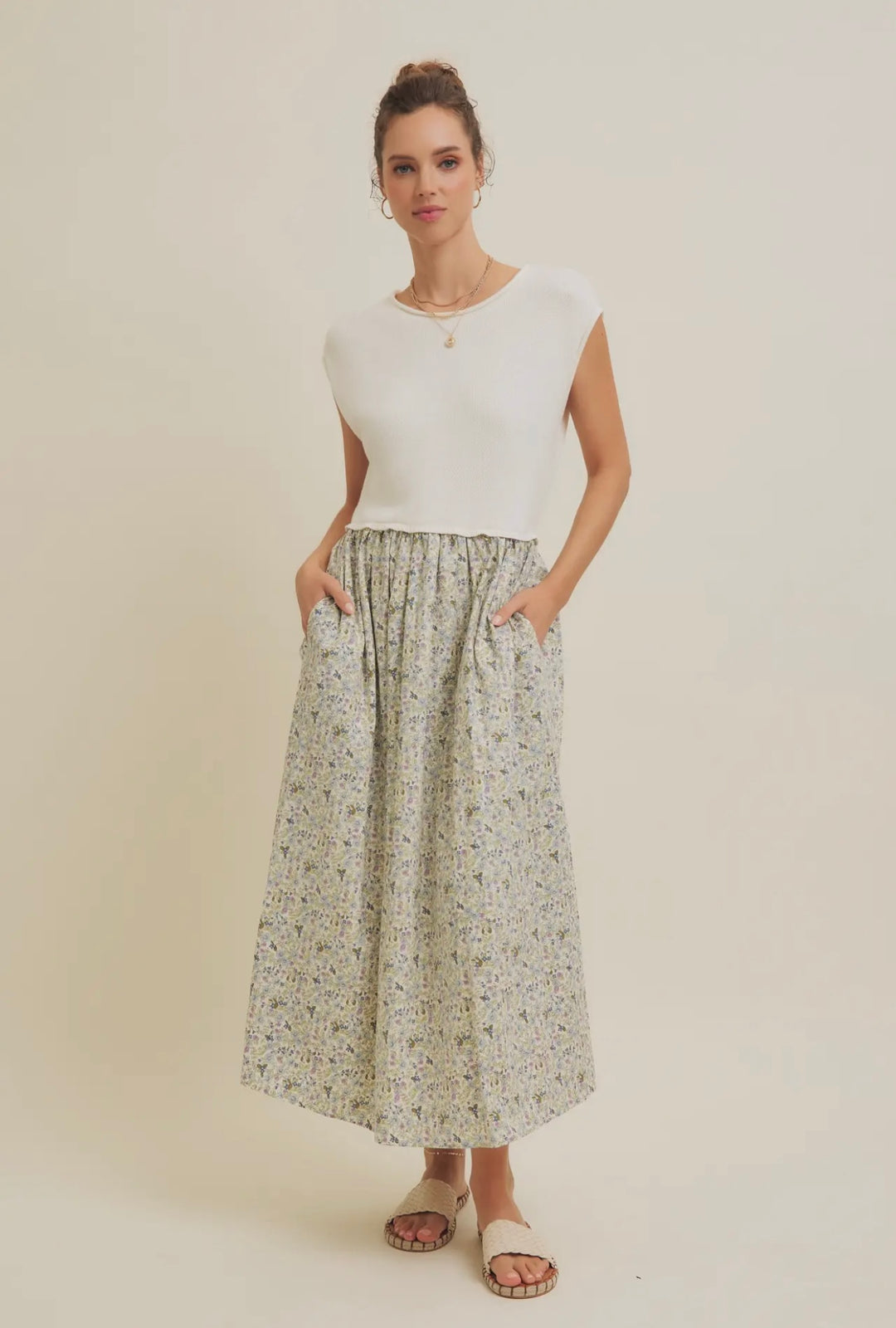Viola Floral Midi