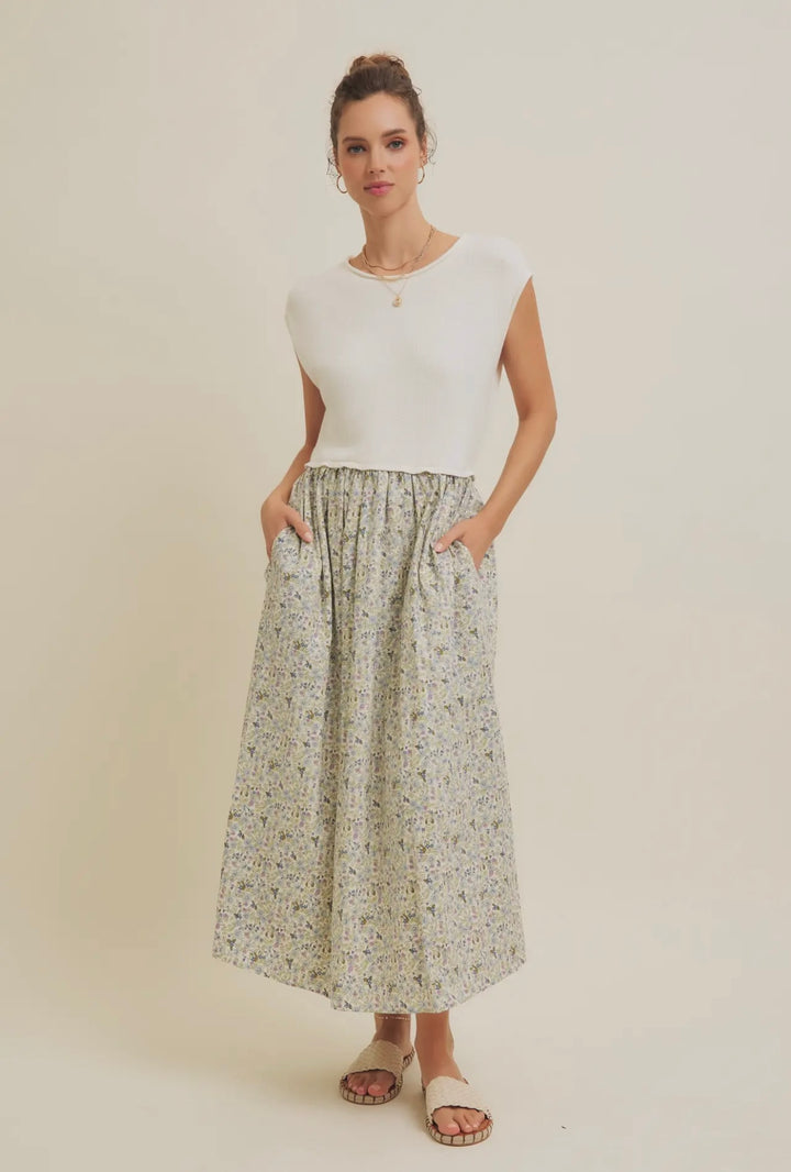 Viola Floral Midi