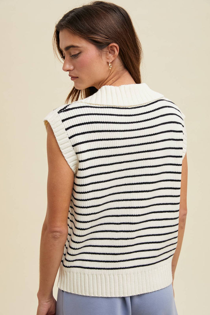 Striped Sweater Vest
