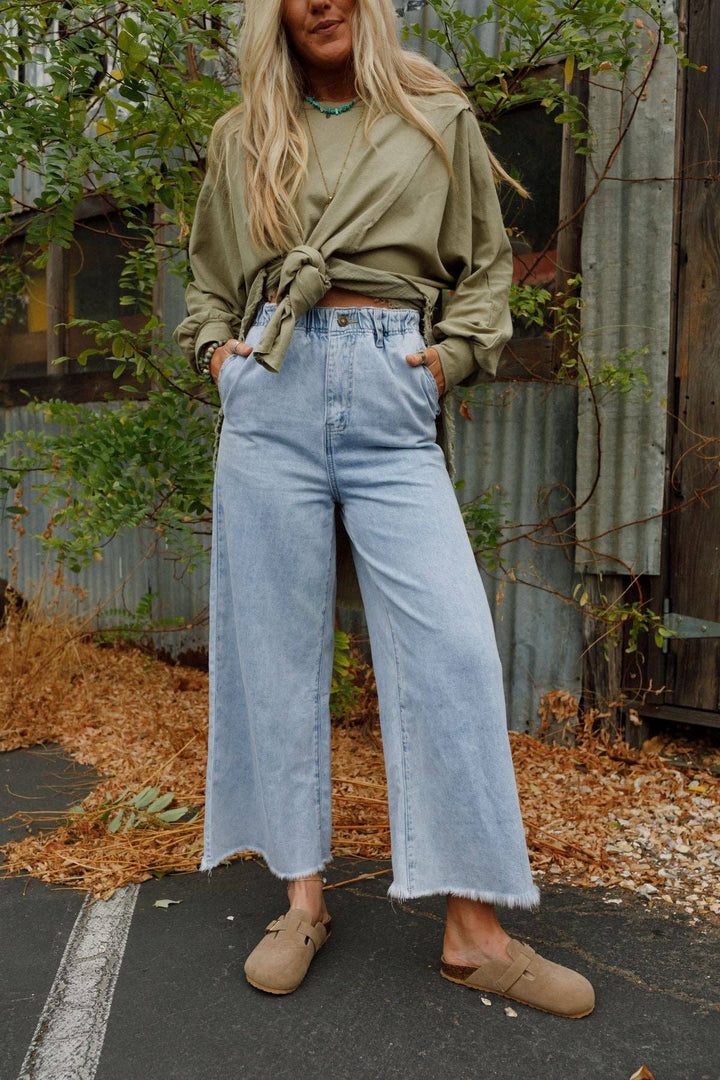 Birdie Wide Leg Jean