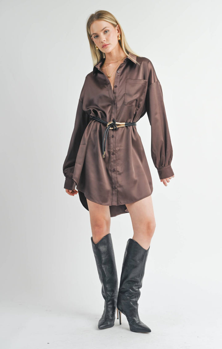 Bella Oversized Shirt Dress