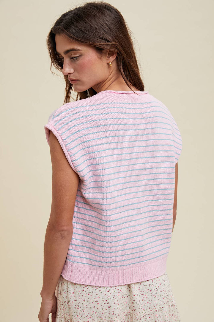 Striped Sweater Vest